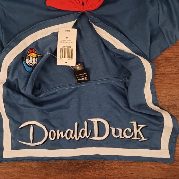 Disney Her Universe Dress Womens NWT M Blue Donald Duck Sailor Cosplay Pockets - Picture 4 of 7